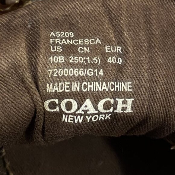 Coach Sneakers W Size 10 - Picture 3 of 9